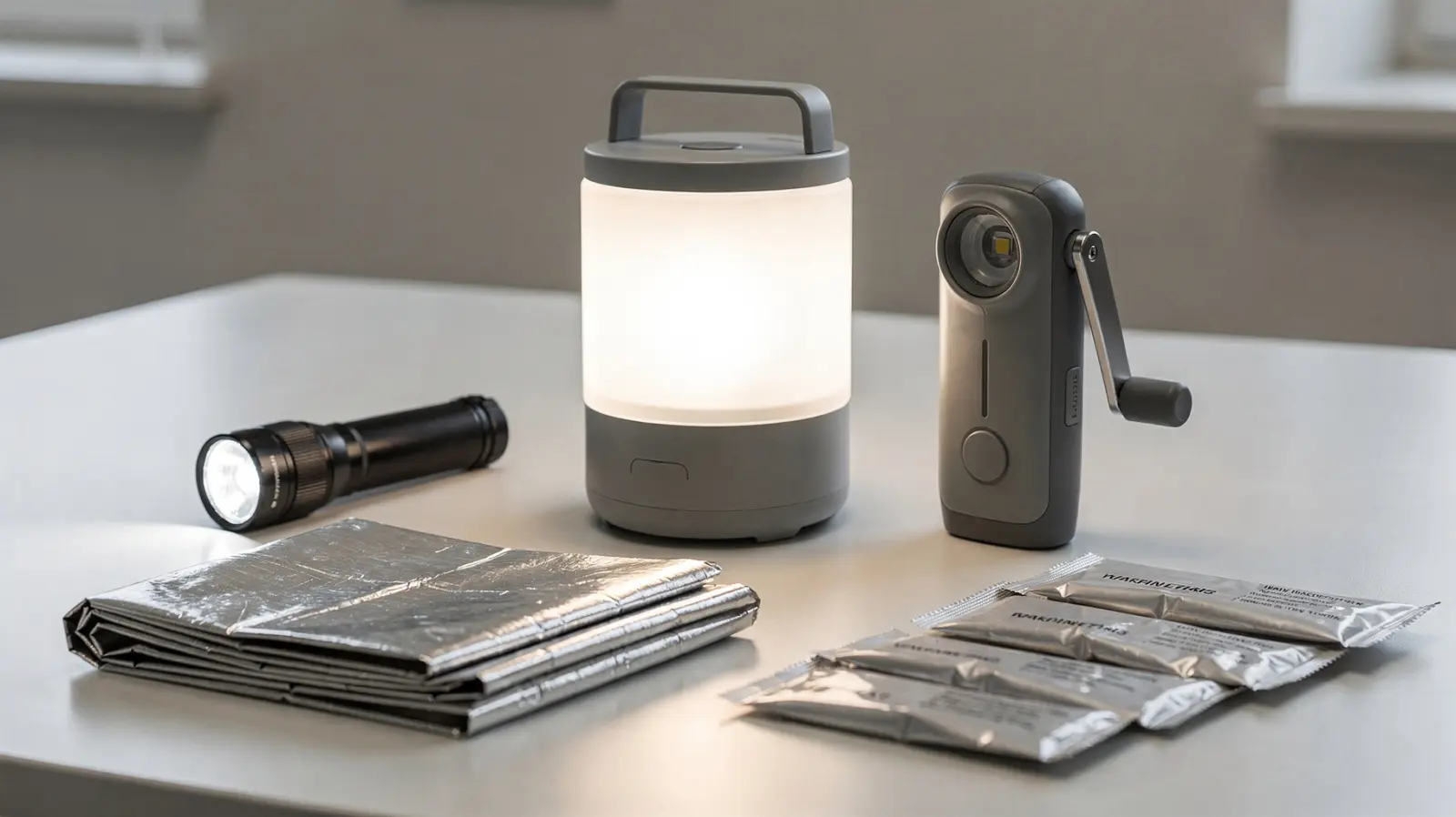 Notfalllicht und Wärme im Notfall: Taschenlampe, Notfalllaterne und Wärmedecken als sinnvolle Lösungen